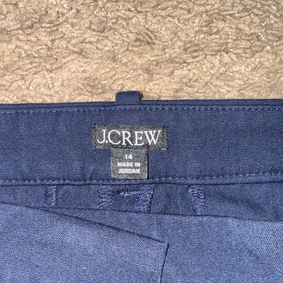 J. Crew Women’s Classic Navy Dress Pants - Picture 2 of 4